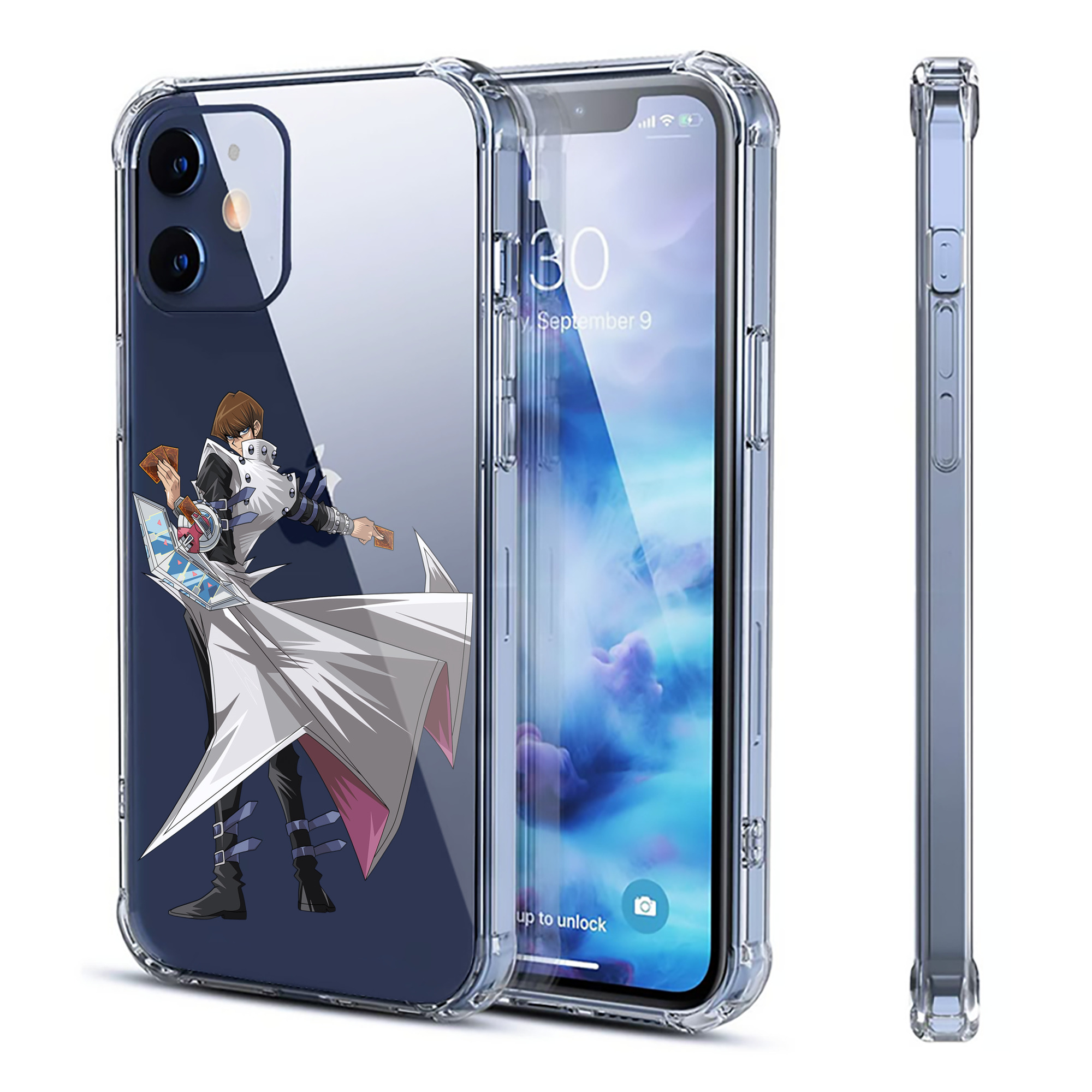 （画像用） 遊☆戯☆王 Yu-Gi-Oh! 【iPhone 12シリーズ対応】透明スマホケース（クリアソフトケース）